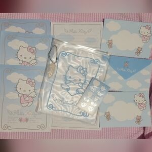 Blue Angel Hello Kitty Letter Set Vinyl pouch Bundle Stationery Vintage Sanrio